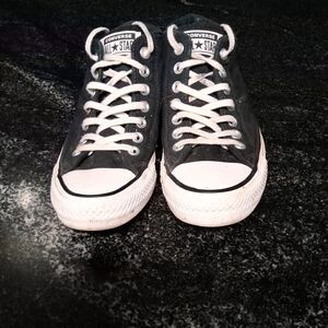 Converse Ankle High Black and White Womens Sneakers